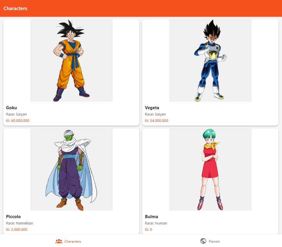 Dragon Ball Website